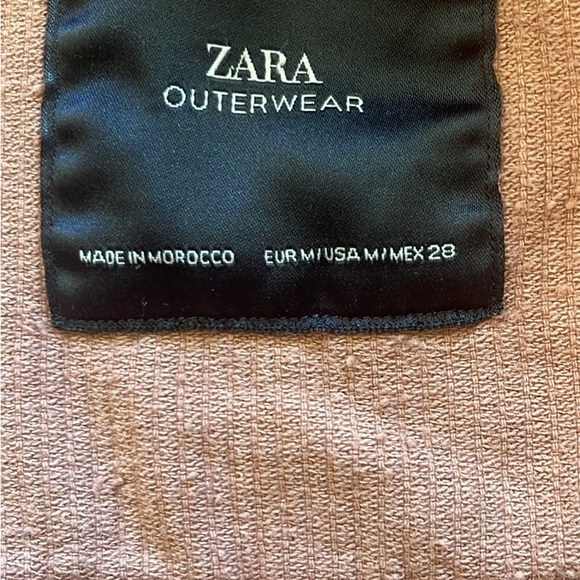 SOLD ❌ZARA Pink Ribbed Corduroy Cord Jacket | Women’s Size M | Overshirt - Picture 4 of 4